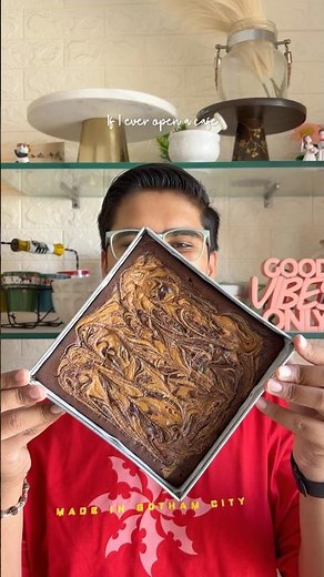 Eggless Fudgy and Gooey BISCOFF BROWNIES🥳