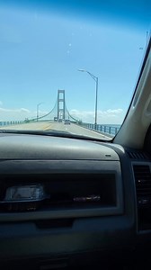 Mighty Mackinac bridge., the longest & biggest suspension bridge of the 50's. It connects the lower & upper peninsula in Mackinaw MI.,#goodmorning #suspensionbridge #Mackinac | Luz Avance