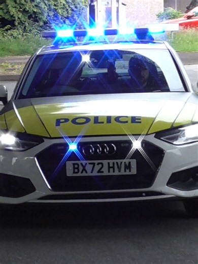 #WMP I-I #West #Midlands #Police Marked 2022 Audi A4 Quattro I-I Used By #24/7 #ANPR #Interceptors Falling Under #FTU I-I #Force #Traffic #Unit I-I Seen Returning With A #360 #Blue#Light #Demonstration Into #WMPs #Roadspolicingunit Hub In #Perry #Barr I-I #Birmingham Filmed On A Panasonic HCV180