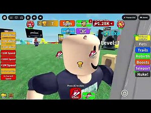 playing a speed simulator in ROBLOX!!