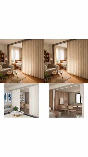 No-Drill Folding Room Divider for Apartments, Easy-To-Install Partition Wall, Space-Saving Design, Ideal for Small Living Spaces #roomdecoration #homegoodsfinds🤩🤩 #luxuryhoteldecor #dormroomdecor #furnituredecoration #teenroommakeover #windowcoverings #charlotteroomdecor #bedroomdecoration #indoorrugs