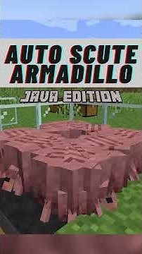 Minecraft 3 Automatic Armadillo Scute Farms Tutorial [Java 1.21+] #shorts
