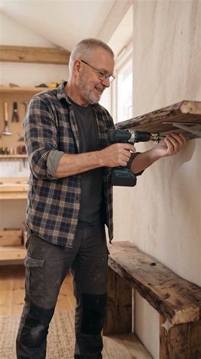 How to Build a Custom Floating Wood Entertainment Center.#DIY #Woodworking #FloatingTVStand
