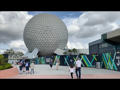 Epcot Transformation Construction Update Jan 2020, Walt Disney World