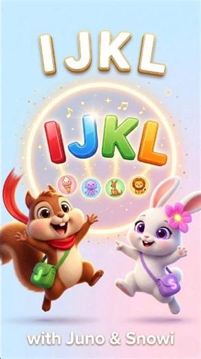 Learn IJKL! 🍦🦁 Magic Ice Cream & Lion ABC Phonics Song | Juno & Snowi