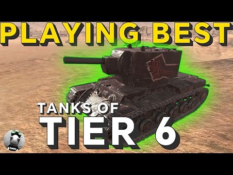 Playing the BEST tech tree tanks in TIER 6 in World of Tanks Blitz!
