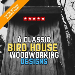 6 Classic DIY Bird House Woodworking Instructions & Plans (instant Download, PDF File, Download and Build Today) - Etsy UK