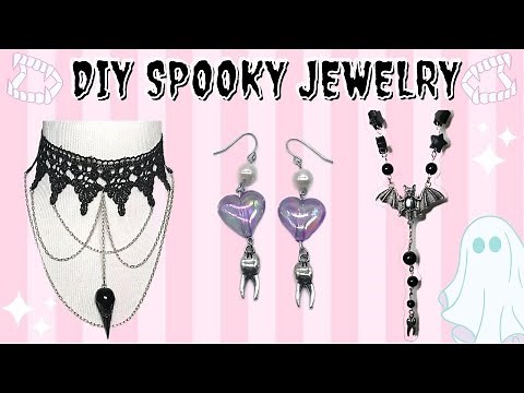 🕸Easy DIY Alt/Gothic/Pastel Jewelry🕸