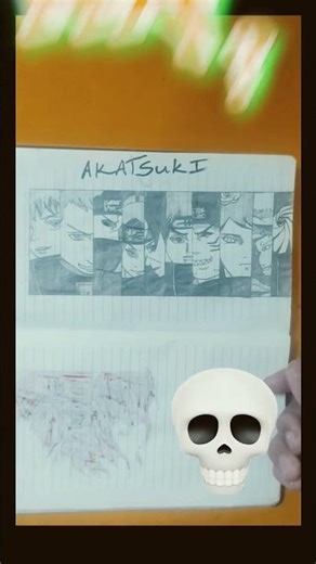 How to draw Akatsuki😱# anime #drawing #akatsuki