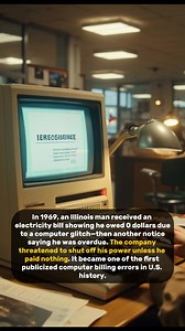 24K views · 407 reactions | A 1969 Computer Bug Charged a Man $0 for His Electricity #fblifestyle | Peculiar History | Facebook