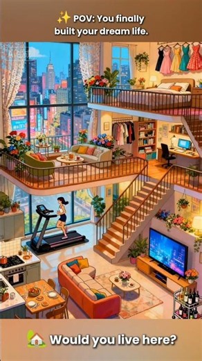 ✨ POV: You Finally Built Your Dream Life 🏡 | AI Dream Home #shorts