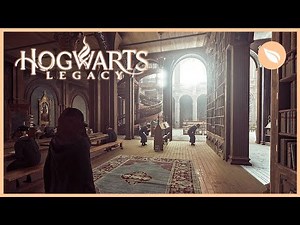 HOGWARTS LEGACY Studying in the Library | Ambience Only No Music | 1 HOUR
