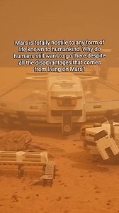 142K views · 1K reactions | Mars is totally hostile to any form of life known to humankind. Why do humans still want to go there despite all the disadvantages that comes from living on Mars? | Future Worlds | Facebook