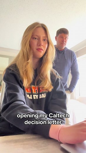 Exciting College Acceptance Reaction at Caltech