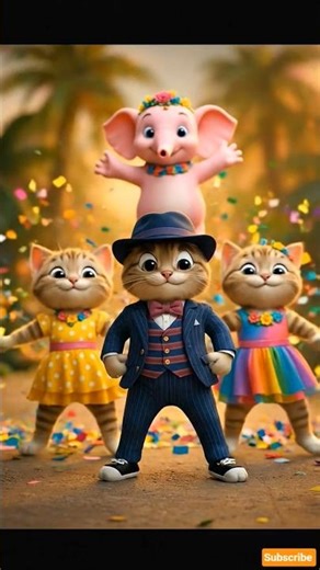 Cat Group Join Meowmirth #cat #catdance #catdancing #dancingcat #aicat