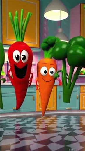 🥕🎶 Dancing Veggies Party! | Fun & Healthy Animation for Kids 🌟