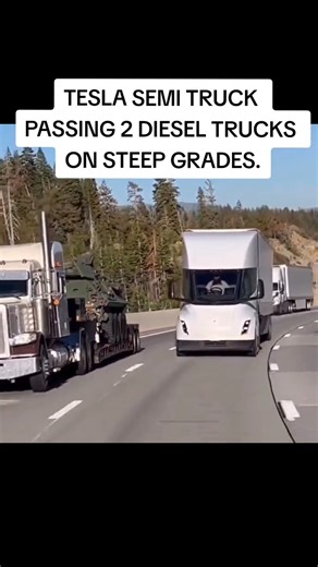 Not gonna lie, those Teslas are pretty fast 💨💨🔥 #peterbilt #freightliner #truckmemes #trucknews #transportation #trucktok #volvo #swift #kenworth #kenworthw900 #kenworthtrucks #truck #freight #driversusa #bigrig #internationaltrucks #macktrucks #truckerslife #flatbed #semitruck #ustruckdrivers #semitrucks #cdldriver #cdjobs #trucking #truckers #electrictruck #teslatruck | TruckTok