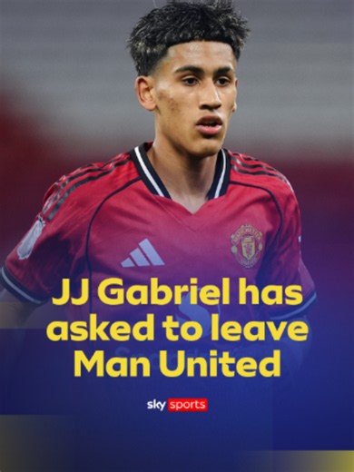 BREAKING: Manchester United's 15-year-old prodigy, JJ Gabriel, has reportedly asked to leave the club. 🔴