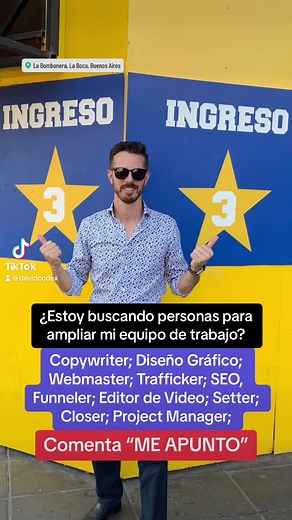 ¿Estoy buscando personas para ampliar mi equipo de trabajo? Comenta...