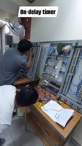 Alternating operation of two (2) motors using on delay timer | AC-DC Training Center