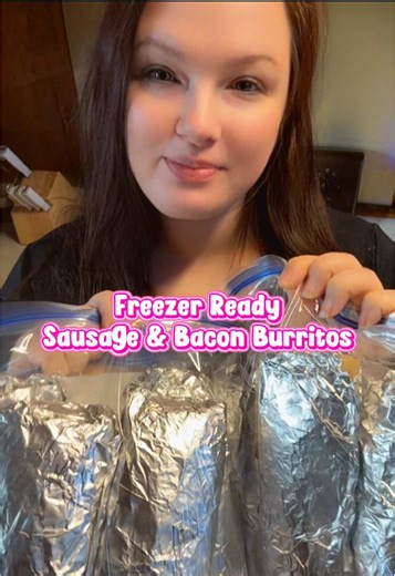Simple make-ahead breakfast burritos. You can switch and swap ingredients. They are so versatile. #breakfastideas #freezermeals #breakfast #momlife #momhack
