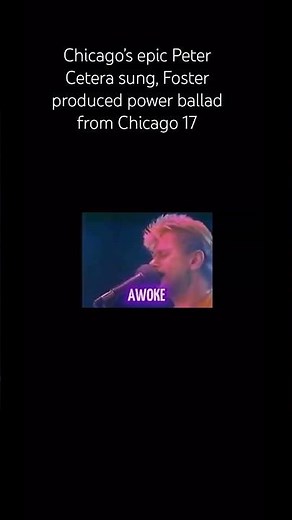 Chicago’s epic Peter Cetera sung, Foster produced power ballad from Chicago 17#shorts #petercetera