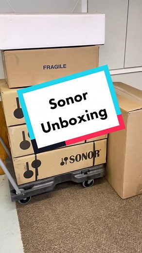 It’s like Christmas here with our new #Sonor #orff instruments! #musicplay #musiced #musiceducation #unboxing