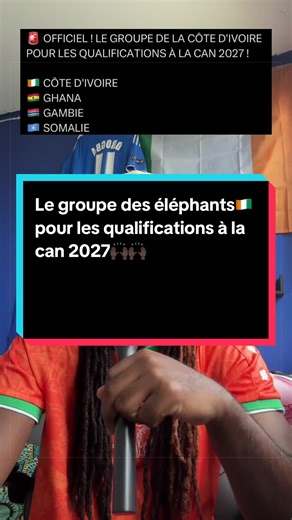 Le groupe des éléphants🇨🇮 pour les qualifications à la can 2027🙌🏿🙌🏿 #football #225🇨🇮 #fif #can #elephants
