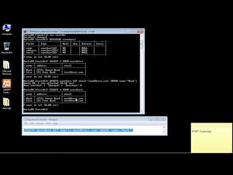PHP Tutorial for Beginners - Updating rows