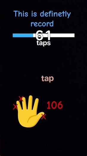 we will two fingers seeing how many clicks can I do with two fingers