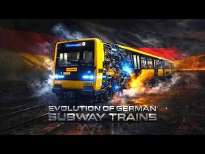 🇩🇪 Evolution of German Subway Trains — From Old to Futuristic AI Transformations