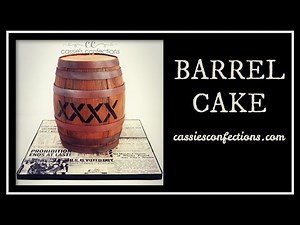 Whiskey Barrel Cake!
