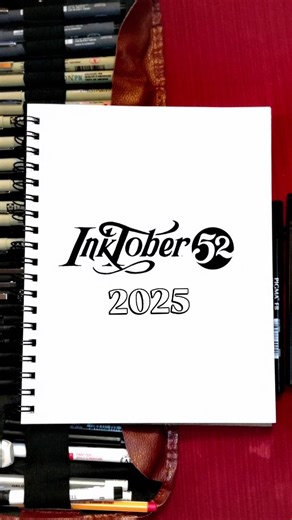 A year of art in 30 seconds! ✨✨🖋️✨✨ Here is a compilation of all the prompts from @inktober for the year long challenge of #inktober52! It's kind of surreal to look at everything like this— especially knowing that I've drawn and painted so much more! It's my first time completely the art challenge in full, and I promise this is my last recap of 2025. .. Xxkim .. Credits to @doodlesbywei by the video inspo! .. .. .. .. .. .. .. #brushpenart #penandinkart #sketch_dailydose #inkillustration | Casu
