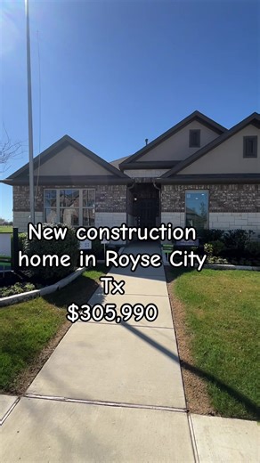 🏡 New Construction Home in Royse City near Dallas Located in the Verandah community, this Pizarro floor plan by M/I Homes features: ✔️ 4 Bedrooms ✔️ 2 Bathrooms ✔️ Flex Room ✔️ 2,106 Sq Ft 💰 Starting at $305,990 🔥 Current Builder Incentives: • 4.875% fixed interest rate • 2/1 rate buydown • Up to $10,000 toward closing costs 💵 Down payment example: With an FHA loan (3.5% down) that’s about $10,700 down for this home. Perfect for buyers looking for affordable new construction homes near Dalla