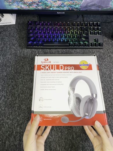 مراجعه سماعات RedRagon SKULD PRO #pc #pcgaming #technology #tech #fyp #tips #شرح #بيسي #مراجعه #سماعات #headset #review