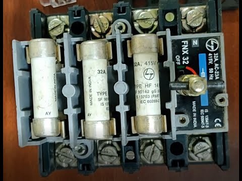 Switch Fuse Unit (SFU) Practical Demonstration.| Find out what is inside the SFU.