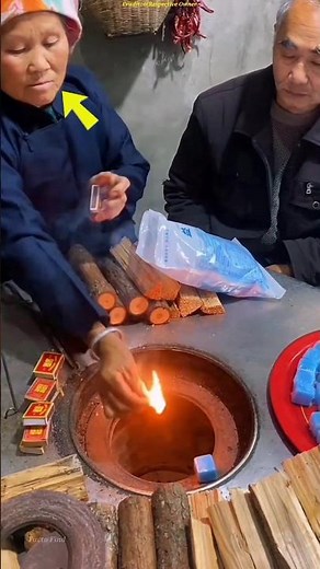 How a Solid Alcohol Fuel Cube Makes Fire Starting Easy in Winter #facts #shots