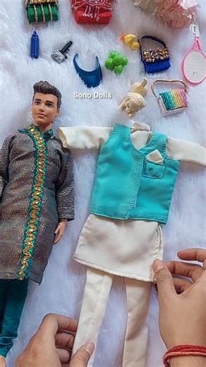 Ken doll kurta set for doll