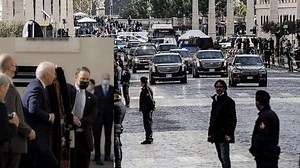 Un român a făcut accident cu o mașină din coloana oficială a lui Joe Biden, la Roma
