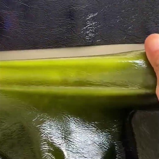 Stretch Color-Changing Glossy Textured PU Leather