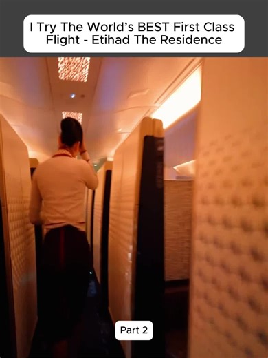 Aboard Etihad’s Luxurious First Class Residence