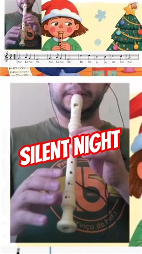 Silent Night | Recorder Tutorial | Partitura flauta dulce #flutemusic #flautadulce #recorder