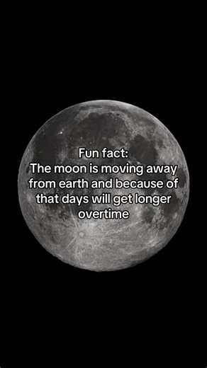 The moon is slowly drifting from earth, abt 3cm a year. follow me for more facts abt astronomy !! 🔭 #creatorsearchinsights #moon #space #astronomy #fyp