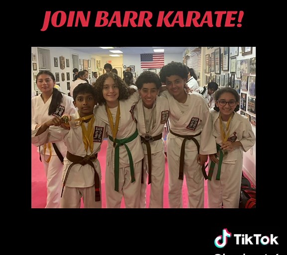 Join Barr Karate! We are located in Hackensack, NJ 🥋🤩👋