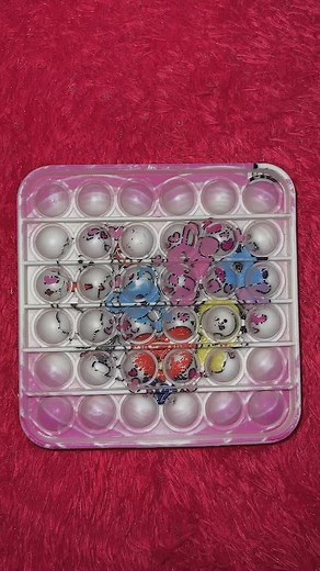 Colorful Egg Designs in Shadow Pop It Toy