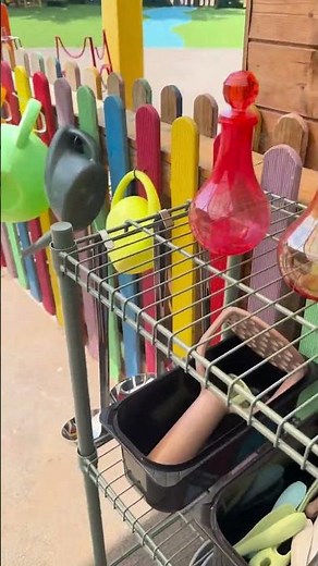 Water Area set up #classroomsetup #waterplay #waterarea #outdoorplay #eyfs #learningthroughplay