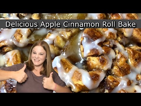 Delicious Apple Cinnamon Roll Bake - simple, easy, and delicious!!! Only 3 ingredients!