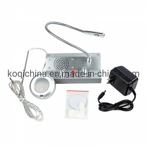 [Hot Item] 110-240V Dual-Way Bank Bus Ticket Station Window Counter Intercom Speaker System Walkie Talkie Windows Microphone