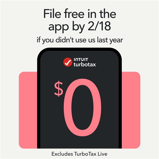 229 reactions | Time to switch things up! File your own taxes in the TurboTax app free by 2/18 if you didn’t file with us last year. | Intuit TurboTax | Facebook