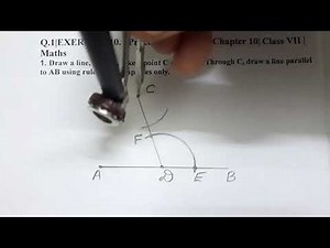 Q.1|EXERCISE 10.1|Practical Geometry |Chapter 10| Class VII | Maths